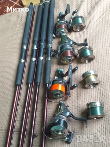 Шекспир МГ супаспин 2,70м с макари , снимка 9 - Въдици - 50334391