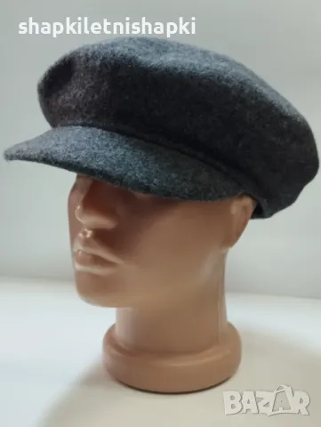Дамска филцова шапка каскет,лукс 150