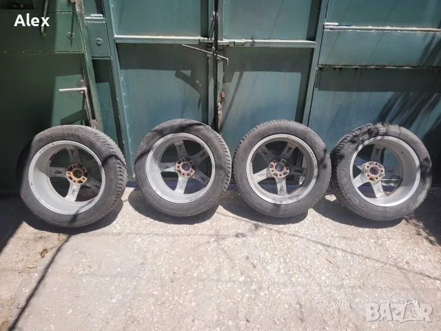 Джанти с гуми Michelin  17 цола смъкнати от Пежо. 7J  x  17   H2  , снимка 6 - Гуми и джанти - 56075428