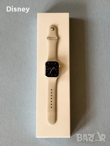 Apple Watch Series 7 Starlight Aluminum Case 41mm, снимка 3 - Смарт часовници - 56137792