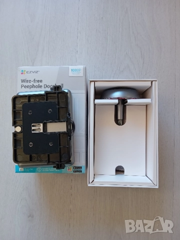 Безжичен звънец-шпионка EZVIZ CP4 1080P HD (Нова), снимка 4 - Друга електроника - 52406324