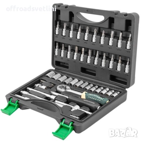 Немско Гедоре 1/4" 46 части RockForce , RF-2462-5, снимка 2 - Гедорета - 42726835