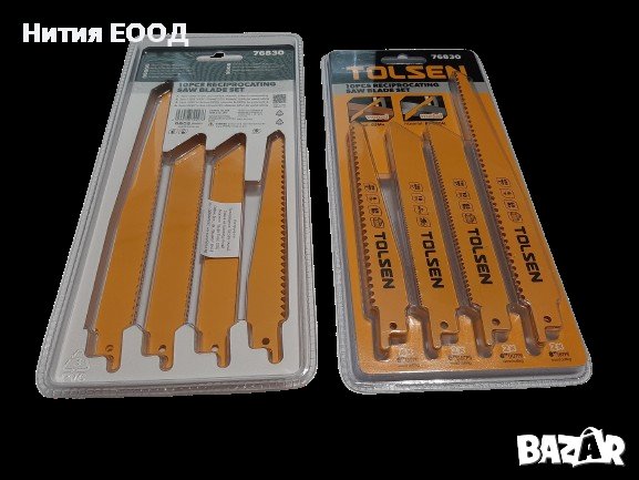 Комплект ножове за саблен трион -10бр., снимка 7 - Други инструменти - 40481488