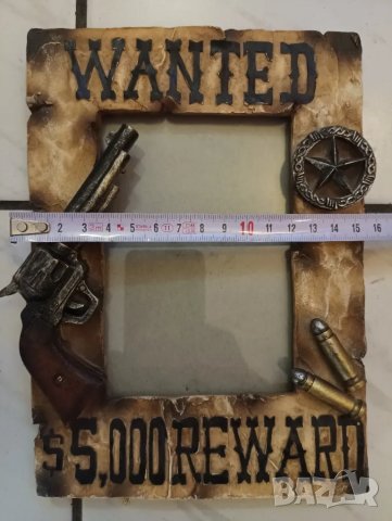 Рамка за снимка WANTED. , снимка 4 - Декорация за дома - 48991980