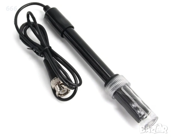 pH сонда с BNC конектор, Mmgoqqt, за лаборатория, аквариум, басейн, малък размер