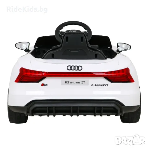 Audi RS E-Tron GT 12V – Детска акумулаторна кола, Бял, EVA гуми, снимка 8 - Детски велосипеди, триколки и коли - 50419759