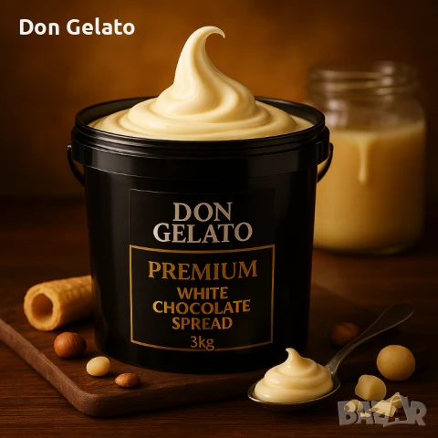 Бял течен шоколад Don Gelato Premium – 3 кг, снимка 6 - Други - 51268370