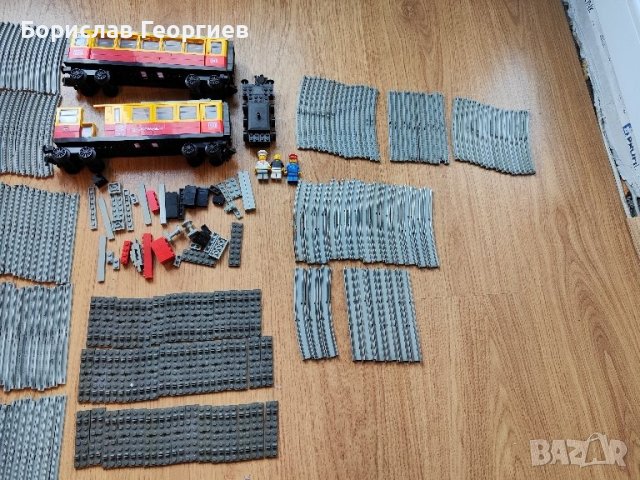 Лего части за комплект 7740 заедно с много релси 1980 г lego, снимка 2 - Конструктори - 42490076