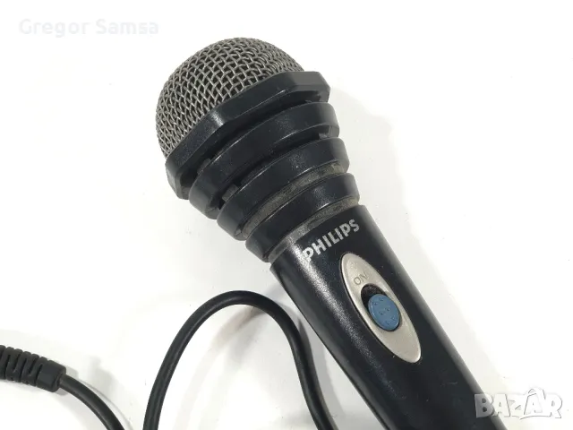 Микрофон PHILIPS SBC-MD110 Филипс Караоке DJ Динамичен , снимка 2 - Микрофони - 48684690