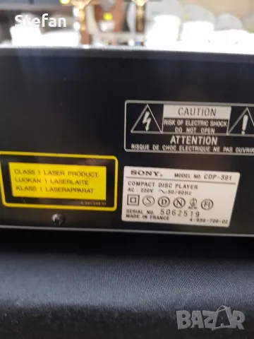 SONY COMPACT DISC PLAYER CDP-391, снимка 6 - Аудиосистеми - 48154295