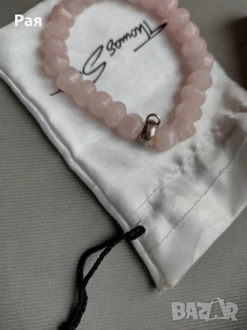 Гривна от розов кварц Thomas Sabo и розова перла Thomas Sabo, снимка 6 - Гривни - 50738295