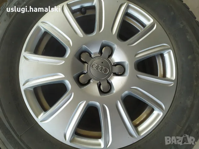 Алуминиеви джанти с гуми Audi, снимка 2 - Гуми и джанти - 55898803