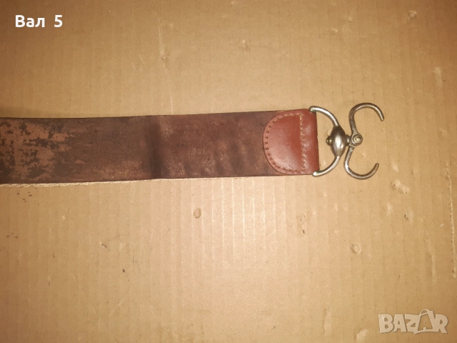Стар бръснарски каиш , ремък за точене на бръсначи, снимка 3 - Антикварни и старинни предмети - 52824227