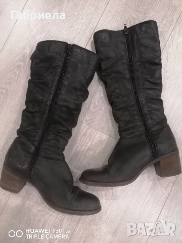 Дамски ботуши, естествена кожа, снимка 2 - Дамски ботуши - 52594452