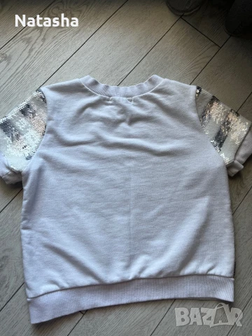 Тениска пайети , снимка 5 - Тениски - 50545451