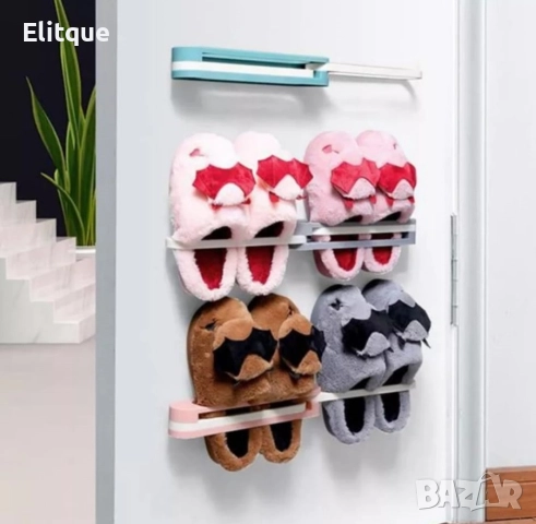 Поставка за пантофи, сгъваема, 3 чифта побираемост , снимка 2 - Други стоки за дома - 52879569