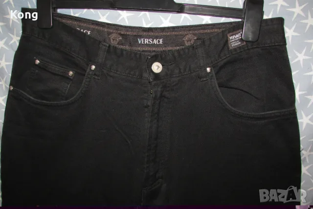 Оригинални дънки Versace jeans signature горница Burberry London Версаче made in Italy Бърбъри блуза, снимка 12 - Дънки - 56236871