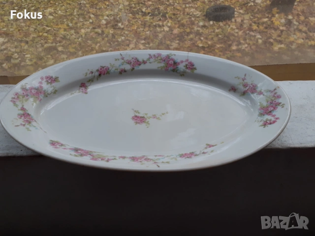 Порцеланово плато поднос MZ Austria порцелан, снимка 2 - Антикварни и старинни предмети - 53449184