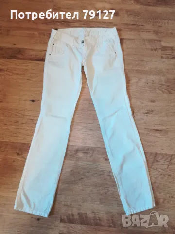 бял панталон pause jeans, снимка 7 - Панталони - 47621117