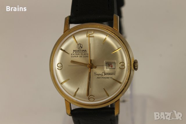 1960's Френски Часовник MORTIMA Super De Luxe Superdatomatic, снимка 3 - Антикварни и старинни предмети - 42006791