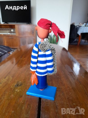 Стар сувенир,фигурка моряк,моряче #14, снимка 3 - Други ценни предмети - 40218211