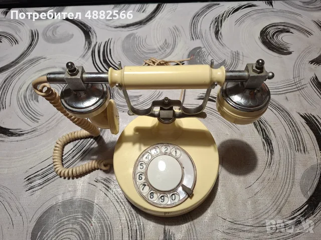 Ретро руски телефон, снимка 3 - Антикварни и старинни предмети - 55849215