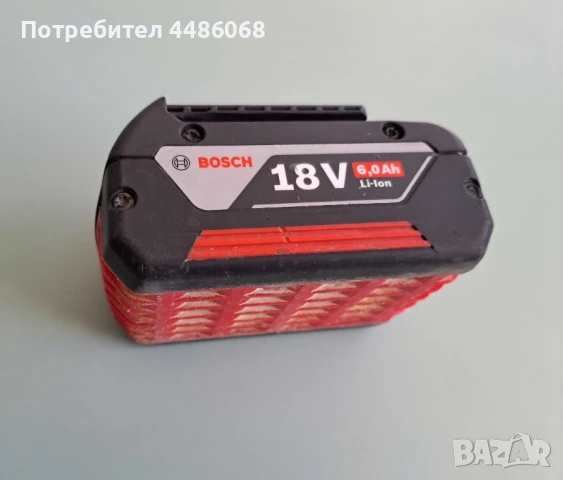 Батерия на BOSCH 16V/6.0Ah, снимка 2 - Други инструменти - 50651320