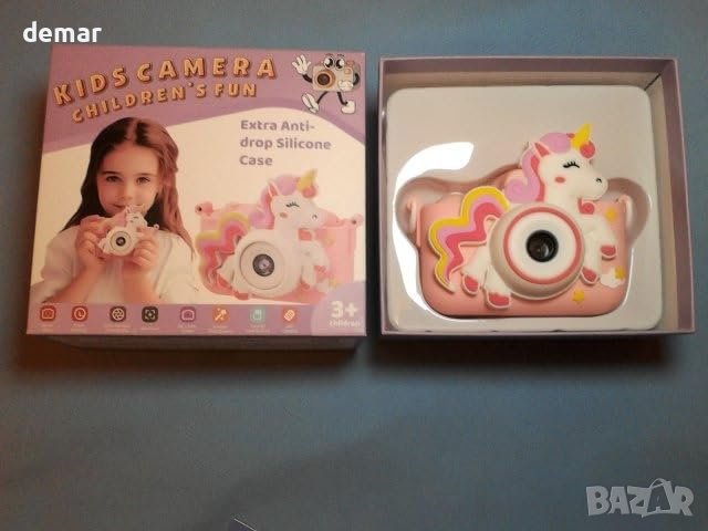 Kikapabi Kids Camera Toys Цифров фотоапарат за селфи за деца 3-10 години с 32G SD карта, розов и син, снимка 2 - Образователни игри - 44182389