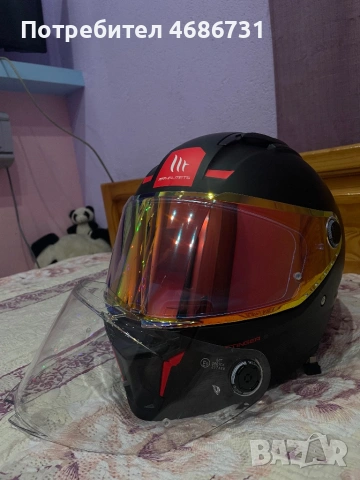 Пистова каска MT Helmets / КАТО НОВА, снимка 7 - Аксесоари и консумативи - 53515595