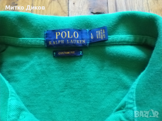 Ralph Lauren Ралф Лаурен спортна тениска 100% памук размер Л, снимка 4 - Спортни дрехи, екипи - 36232312