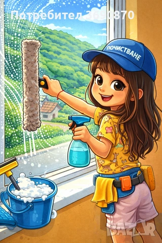 Професионално почистване на прозорци