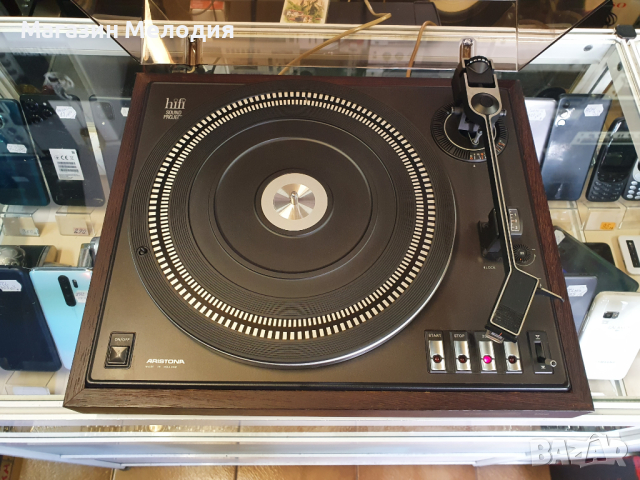 💽📻📀🎶 Грамофон Aristona Electronic 1222 В отлично техническо и визуално състояние., снимка 13 - Грамофони - 44774872