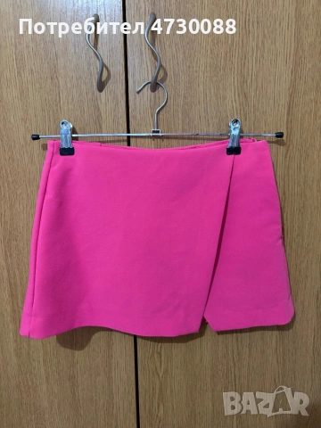 Розова пола-панталонки Zara XS