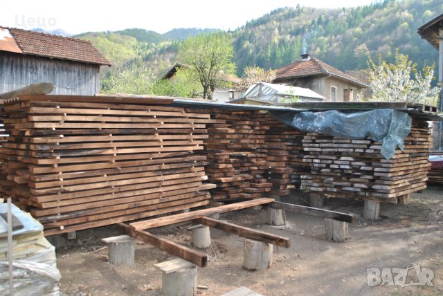 орехови дъски пропарени ,сухи,,дъб в свежо състояние на дъски 5см.деб. имам и др. видове дъски, снимка 3 - Други - 39542416