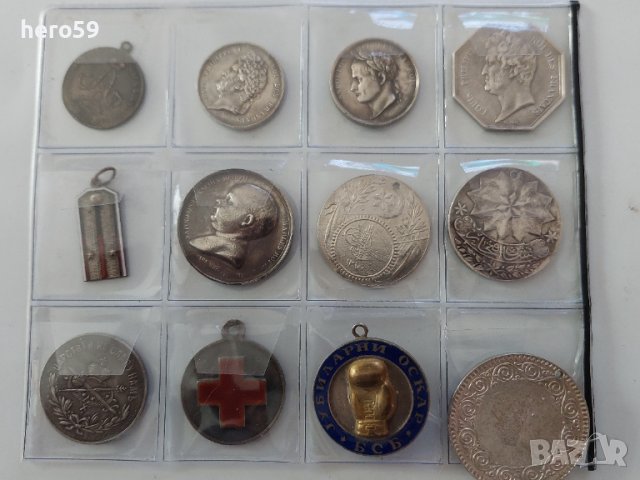 Дузина редки сребърни медали,жетони, Русия,Франция,Османска империя 