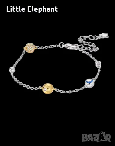 Сребърна гривна Пандора"Solar system two tone",колекция"Moments"/нова, снимка 1