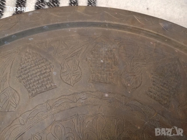 Големи подноси, табли от бронз, снимка 3 - Други ценни предмети - 53847044