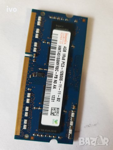 рам памет за лаптоп ddr3 4gb, снимка 3 - Части за лаптопи - 35981609