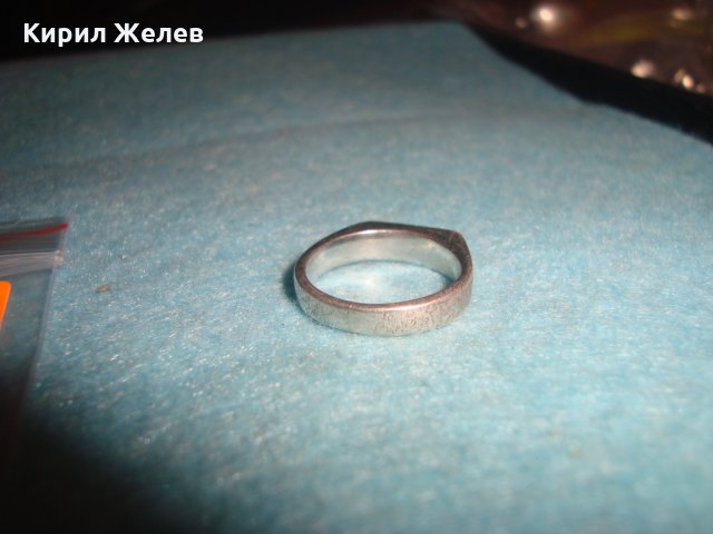 СТАР СРЕБЪРЕН АРТ-ДЕКО СТИЛ ПРЪСТЕН СРЕБРО 925 АНГЛИЯ МАЙСТОРСКА РЪЧНА БИЖУТЕРИЙНА ИЗРАБОТКА 26235, снимка 8 - Пръстени - 34655093