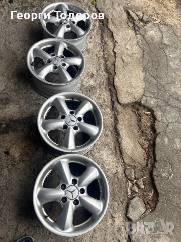 Джанти 15 цола за Мерцедес , снимка 2 - Гуми и джанти - 53725496