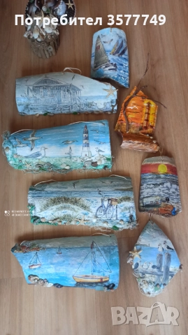 Ръчно изработени декоративни керемиди и картини с естествени материали , снимка 9 - Картини - 52990484