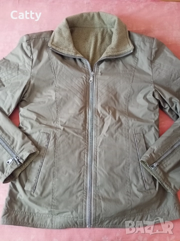 Дамско зелено яке, снимка 2 - Якета - 42142990