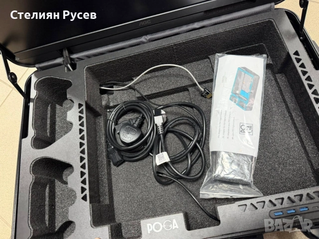 Monitor portabil POGA LUX, 23.8", IPS, Full-HD, 144Hz, 1ms, Certificare IP52, Compatibil PS5 цена 30