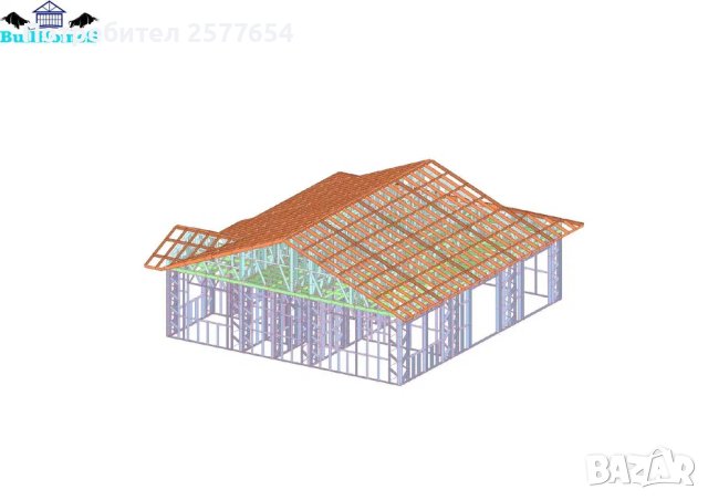 Къща,Бунгало,Преместваема къща,Сглобяеми къщи,Модулни,Жилищни-126,2м², снимка 4 - Строителни материали - 44193166