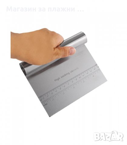 МЕТАЛЕН НОЖ ЗА РЯЗАНЕ НА ТЕСТО С ДЪЛЖИНА 15 СМ. - код 2767, снимка 3 - Прибори за хранене, готвене и сервиране - 34159744