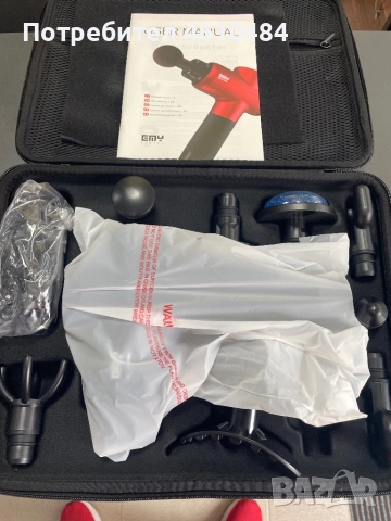 Професионален масажен пистолет, снимка 2 - Масажори - 51960571