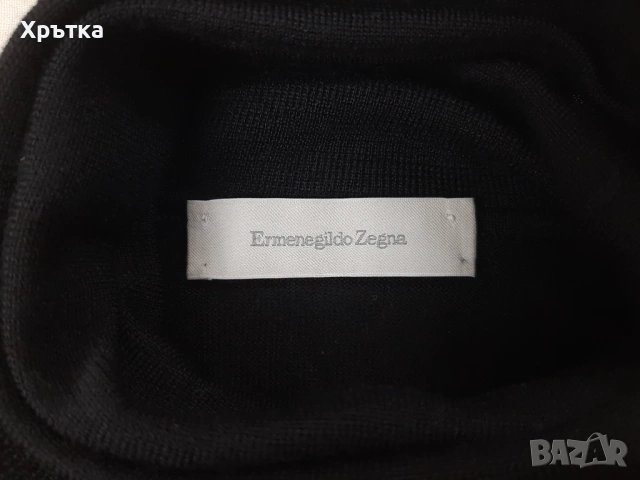 Ermenegildo Zegna - Оригинален мъжки пуловер от кашмир р-р 50 / M, снимка 6 - Пуловери - 53125737