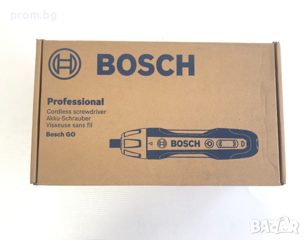 Професионален акумулаторен винтоверт Bosch Professional GO, 3.6V,, снимка 3 - Други инструменти - 36259511