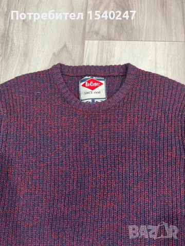 ToМъжки плетен пуловер Lee Cooper, снимка 2 - Пуловери - 48214228