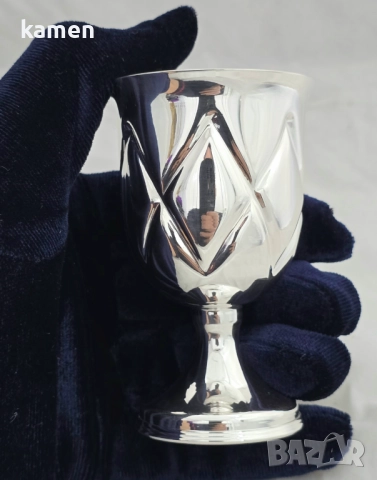Сребърна Чаша 925 за Ракия,Алкохол, снимка 2 - Чаши - 51976742